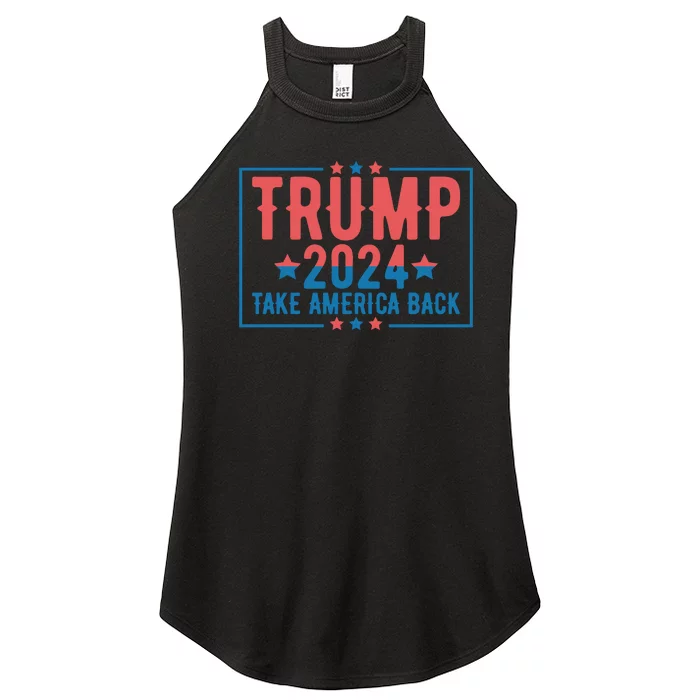 Trump 2024 Take America Back Women’s Perfect Tri Rocker Tank