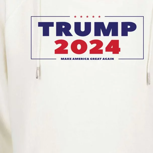 Trump 2024 Womens Funnel Neck Pullover Hood