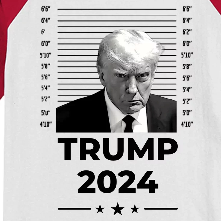 Trump 2024 Kids Colorblock Raglan Jersey