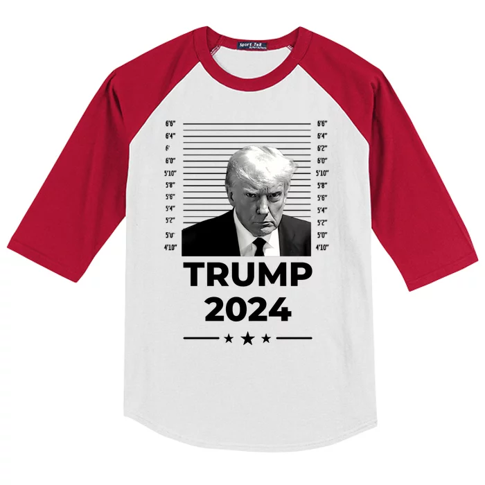 Trump 2024 Kids Colorblock Raglan Jersey