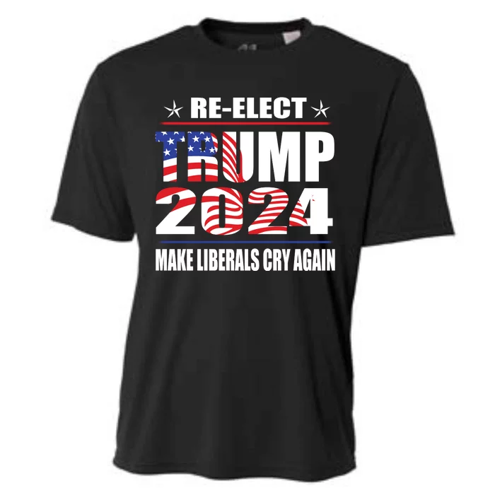 Trump 2024 The Return Make Liberals Cry Again Cooling Performance Crew T-Shirt