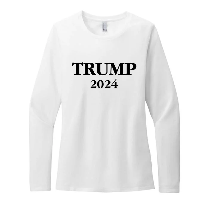 Trump 2024 Womens CVC Long Sleeve Shirt