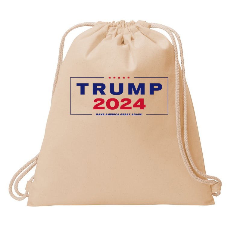 Trump 2024 Take America Back Drawstring Bag