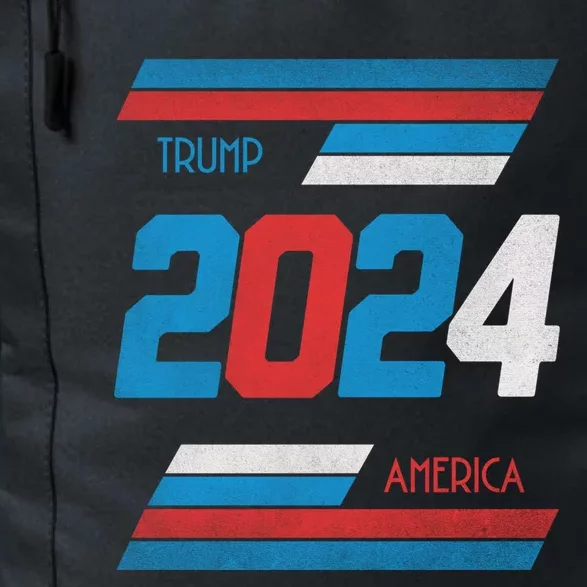 Trump 2024 Take America Back Vintage Patriotic Cool Gift Daily Commute Backpack