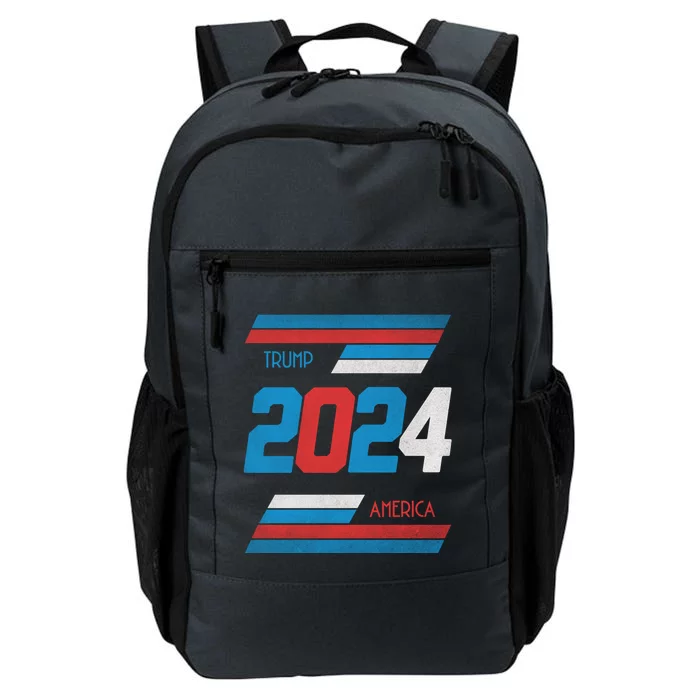 Trump 2024 Take America Back Vintage Patriotic Cool Gift Daily Commute Backpack