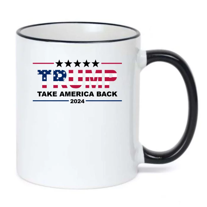 Trump 2024 Take America Back Usa Black Color Changing Mug