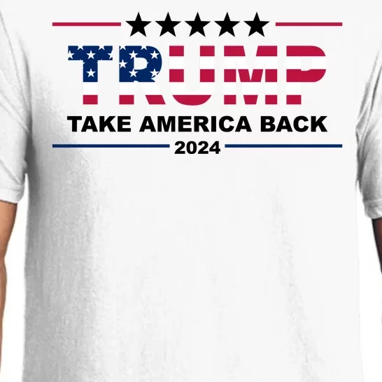 Trump 2024 Take America Back Usa Pajama Set