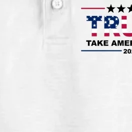 Trump 2024 Take America Back Usa Dry Zone Grid Performance Polo