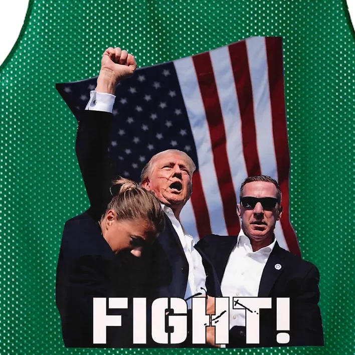 Trump 2024 Us Flag Donald Trump Election Rally Shooting 2024 Mesh Reversible Basketball Jersey Tank