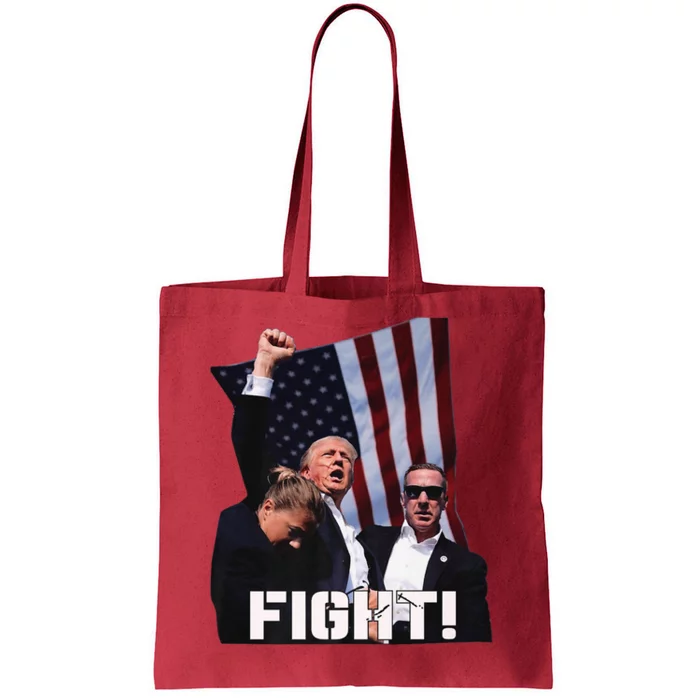 Trump 2024 Us Flag Donald Trump Election Rally Shooting 2024 Tote Bag