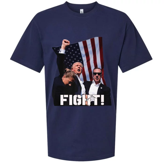 Trump 2024 Us Flag Donald Trump Election Rally Shooting 2024 Sueded Cloud Jersey T-Shirt