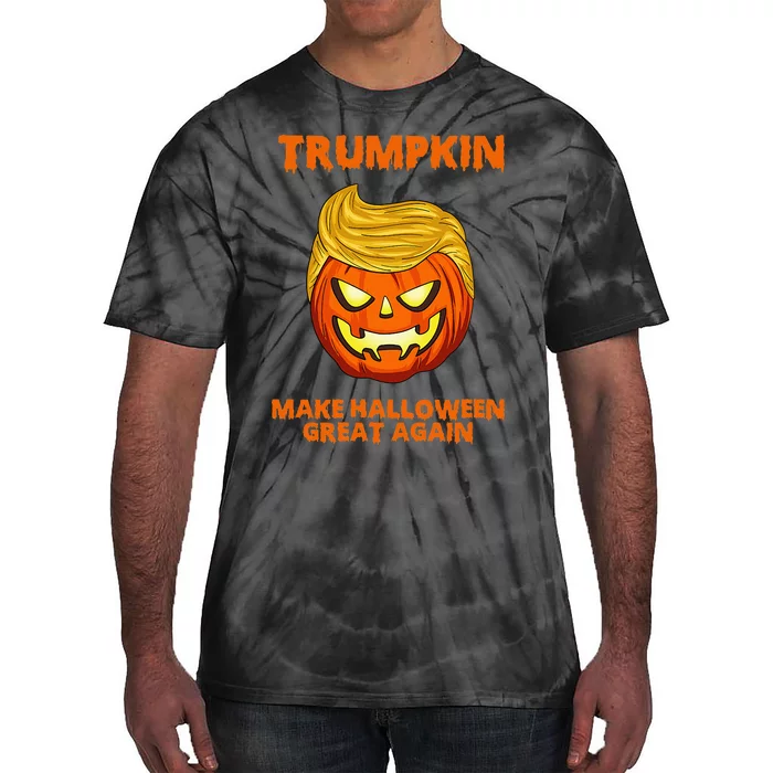 Trumpkin 2024 Usa Make Halloween Great Again Tie-Dye T-Shirt