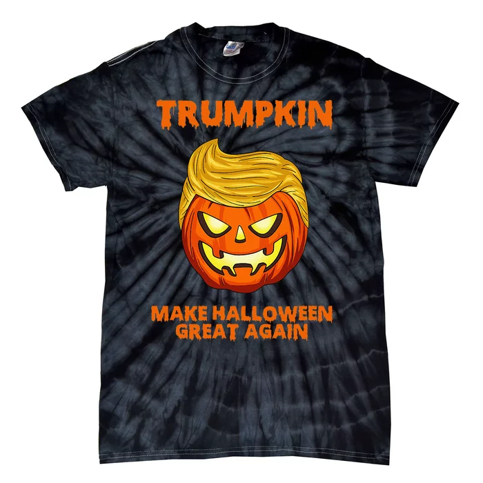 Trumpkin 2024 Usa Make Halloween Great Again Tie-Dye T-Shirt