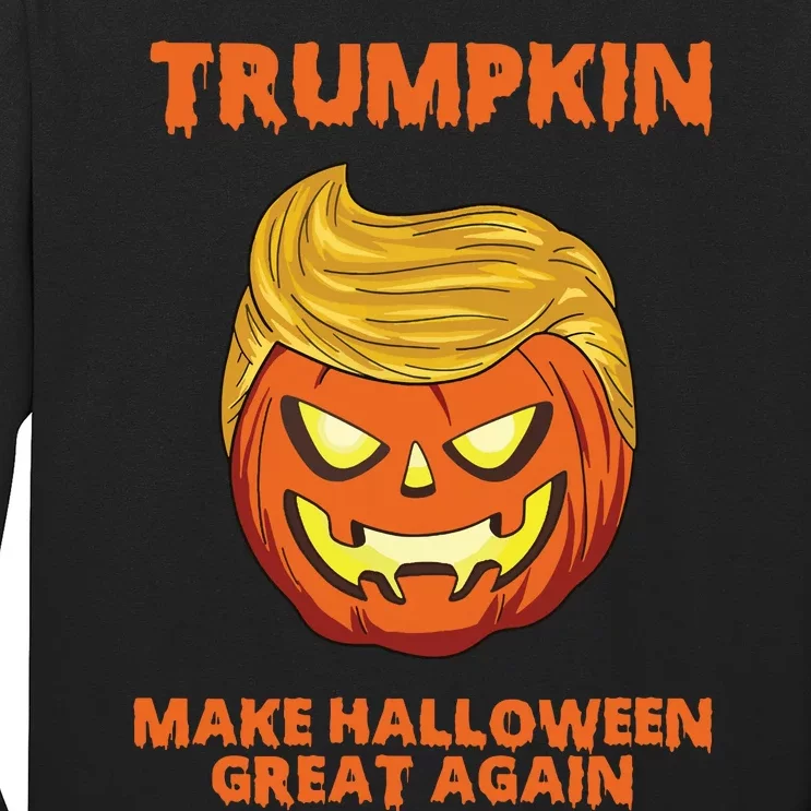 Trumpkin 2024 Usa Make Halloween Great Again Funny Long Sleeve Shirt