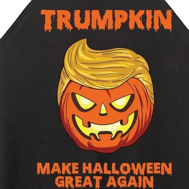 Trumpkin 2024 Usa Make Halloween Great Again Funny Women’s Perfect Tri Rocker Tank