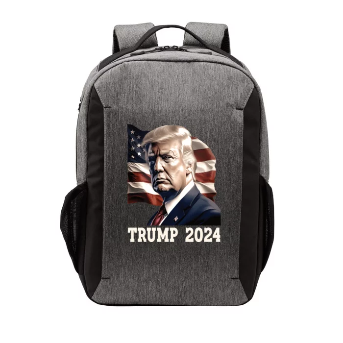 American President Donald Trump 2024 Election Vector Backpack