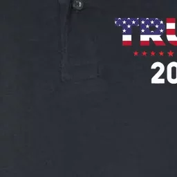 Trump 2024 | Us Flag Softstyle Adult Sport Polo