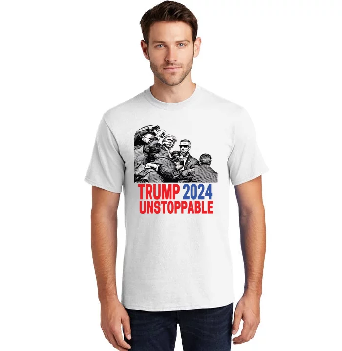 Trump 2024 Usa President Elections Pennsylvania Voters 2024 Tall T-Shirt