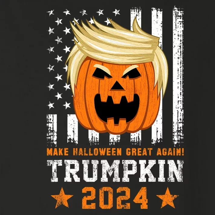 Trumpkin 2024 Usa Make Halloween Great Again Funny Trump Toddler Long Sleeve Shirt