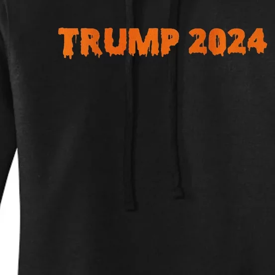 Trumpkin 2024 Usa Make Halloween Great Again Funny Women's Pullover Hoodie