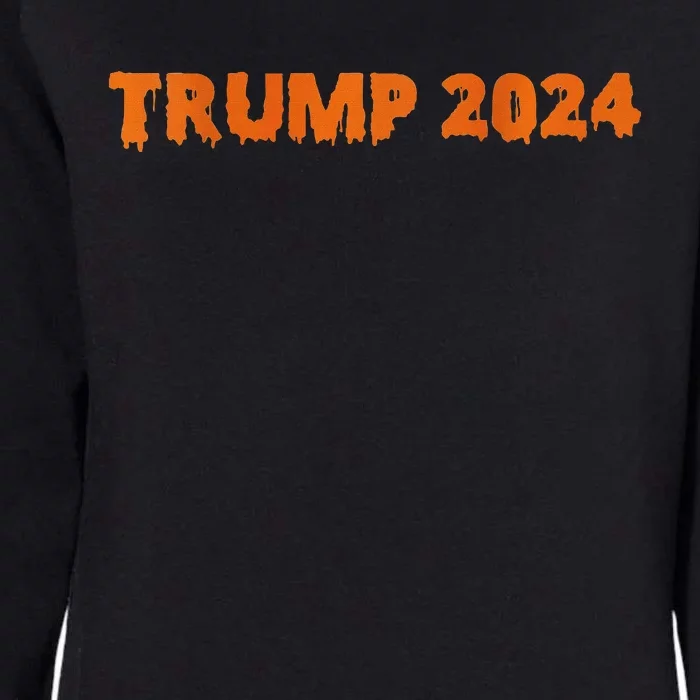 Trumpkin 2024 Usa Make Halloween Great Again Funny Womens California Wash Sweatshirt