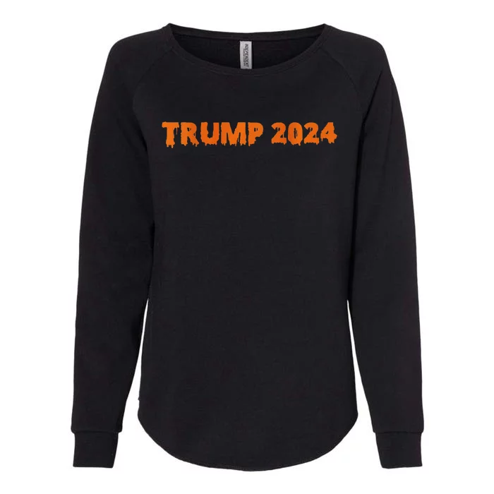 Trumpkin 2024 Usa Make Halloween Great Again Funny Womens California Wash Sweatshirt