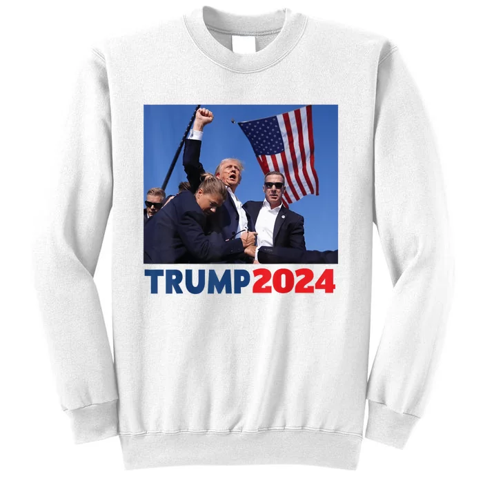 Trump 2024 Us Flag Donald Trump Election Rally Shooting 2024 Sweatshirt