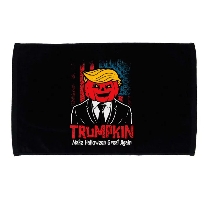 Trumpkin 2024 Usa Make Halloween Great Again Microfiber Hand Towel