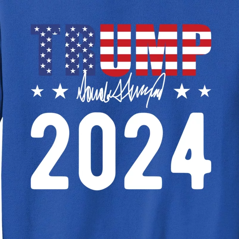 Trump 2024 Usa Flag Donald Trump Elections 2024 Cool Gift Sweatshirt