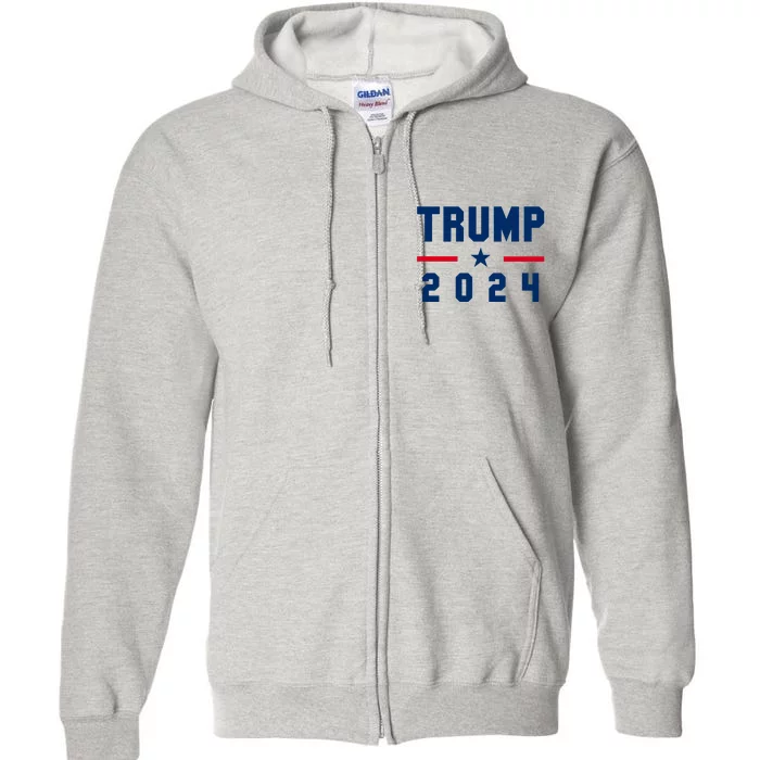 Trump 2024 ULTRA MAGA The Great MAGA King Full Zip Hoodie