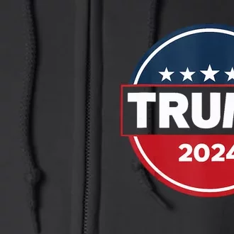 Trump 2024 Usa Election Full Zip Hoodie