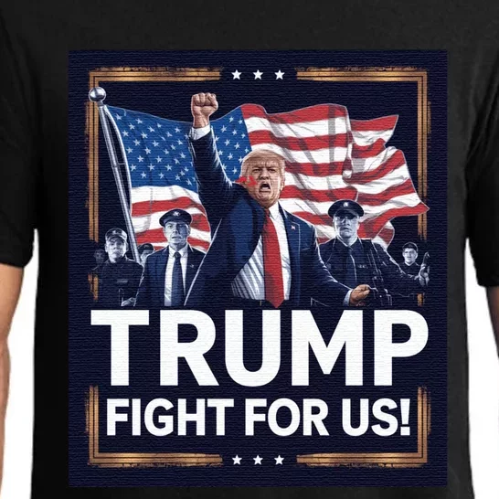 Trump 2024 Us Fight Donald Trump Election Rally Shooting 2024 Pajama Set