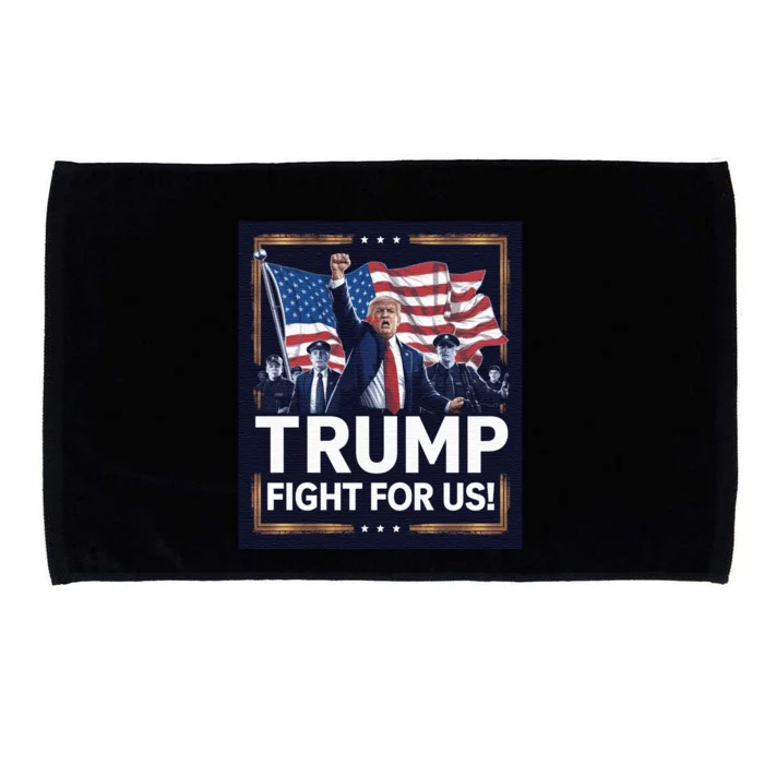 Trump 2024 Us Fight Donald Trump Election Rally Shooting 2024 Microfiber Hand Towel