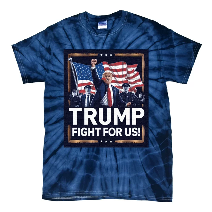 Trump 2024 Us Fight Donald Trump Election Rally Shooting 2024 Tie-Dye T-Shirt