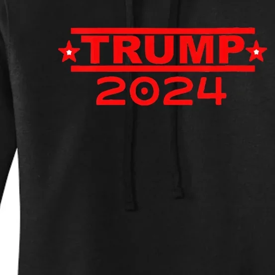 Trump 2024 Usa President Women's Pullover Hoodie