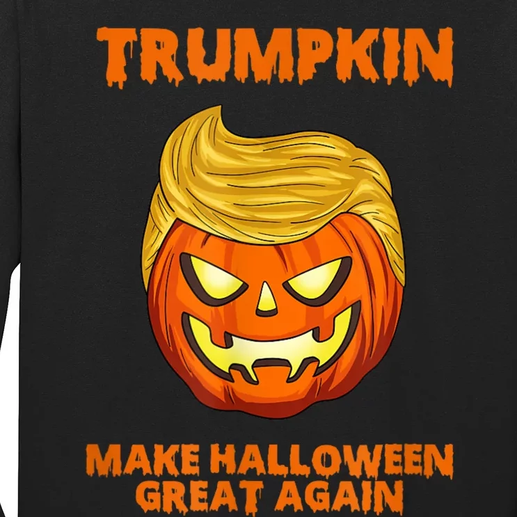 Trumpkin 2024 Usa Make Halloween Great Again Funny Long Sleeve Shirt