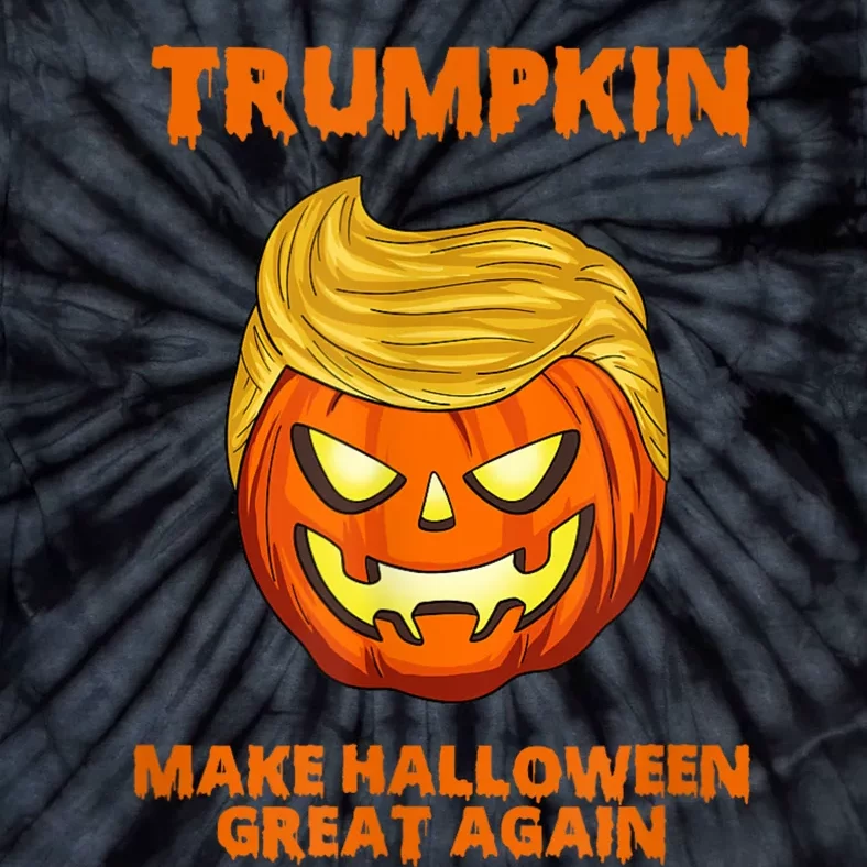 Trumpkin 2024 Usa Make Halloween Great Again Funny Tie-Dye T-Shirt