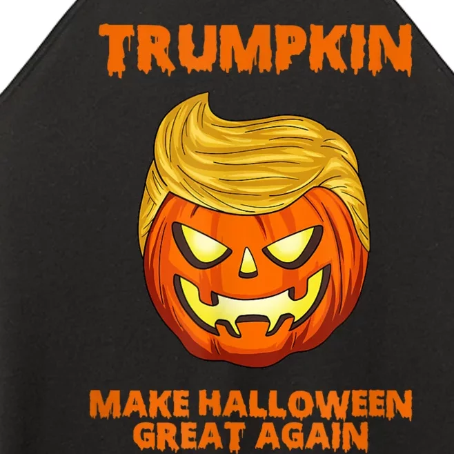 Trumpkin 2024 Usa Make Halloween Great Again Funny Women’s Perfect Tri Rocker Tank