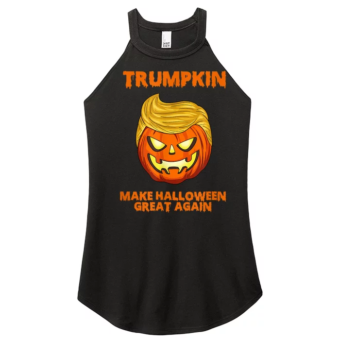 Trumpkin 2024 Usa Make Halloween Great Again Funny Women’s Perfect Tri Rocker Tank