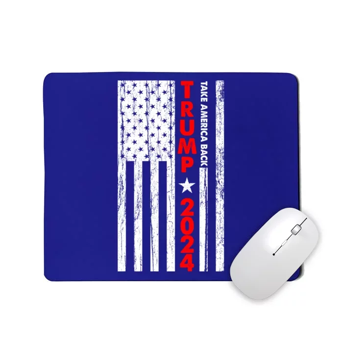 Trump 2024 Usa President Take America Back Cool Gift Mousepad