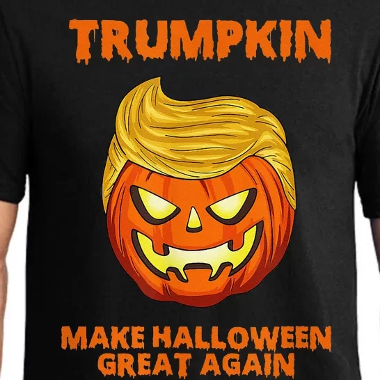 Trumpkin 2024 Usa Make Halloween Great Again Funny Pajama Set