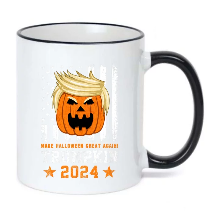 Trumpkin 2024 Usa Make Halloween Great Again Funny Trump Black Color Changing Mug