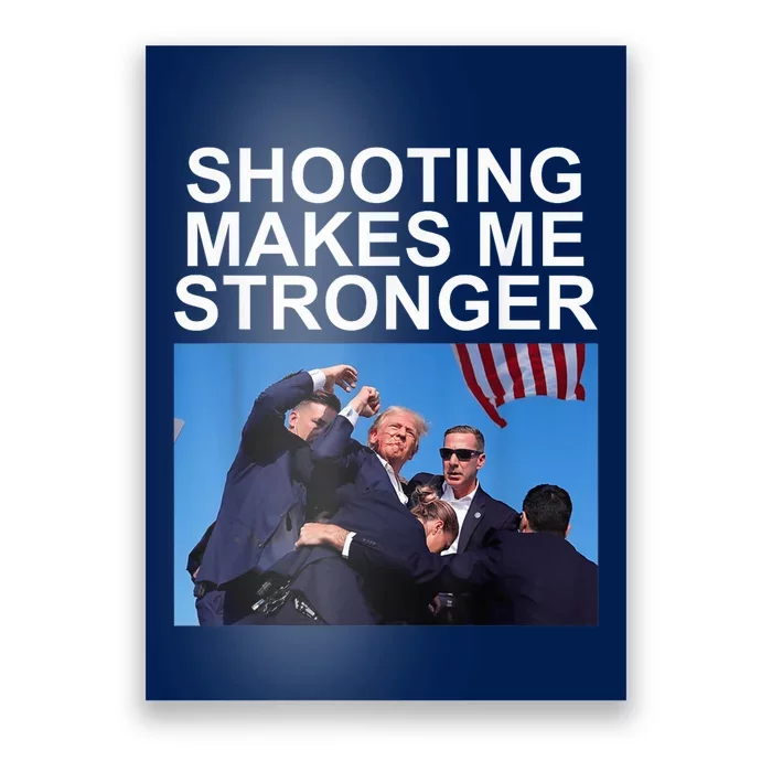 Trump 2024 Us Flag Donald Trump Election Rally Shooting 2024 Poster