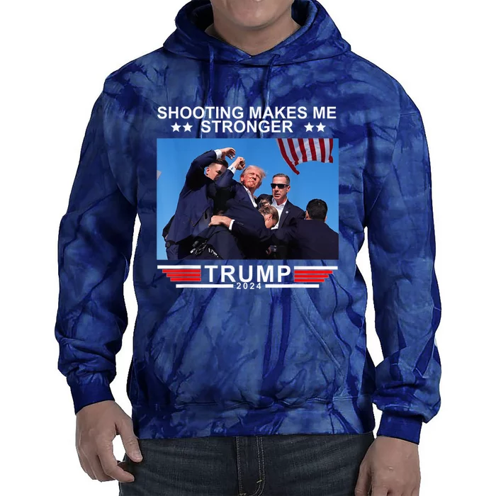 Trump 2024 Us Flag Donald Trump Election Rally Shooting 2024 Tie Dye Hoodie