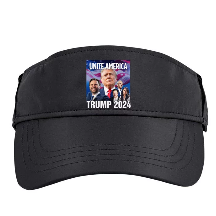 Trump 2024 Unite America Adult Drive Performance Visor