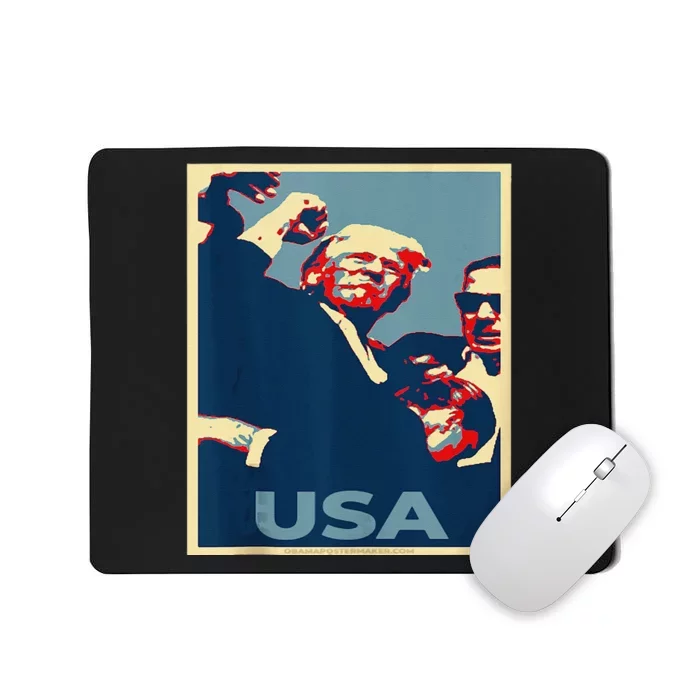 Trump 2024 Usa Poster Design Mousepad