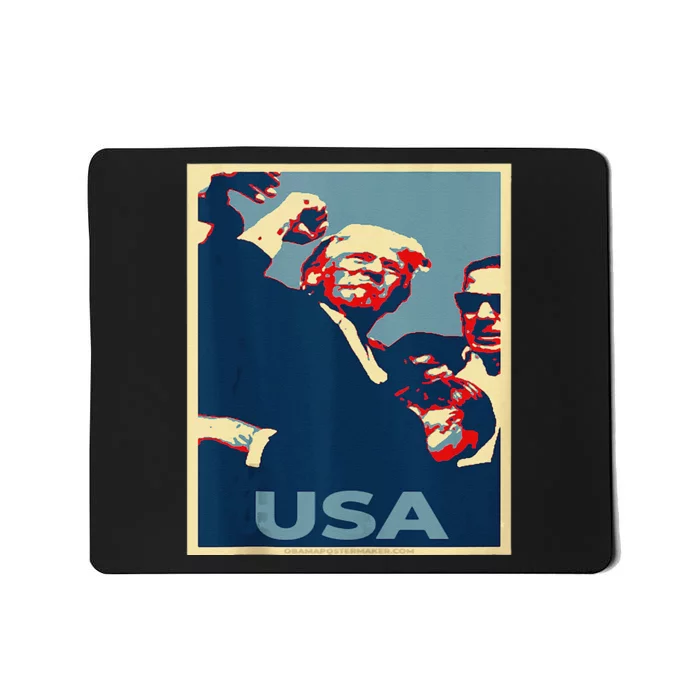 Trump 2024 Usa Poster Design Mousepad