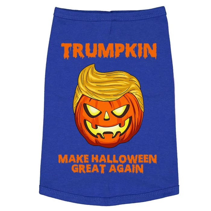 Trumpkin 2024 Usa Make Halloween Great Again Funny Doggie Tank