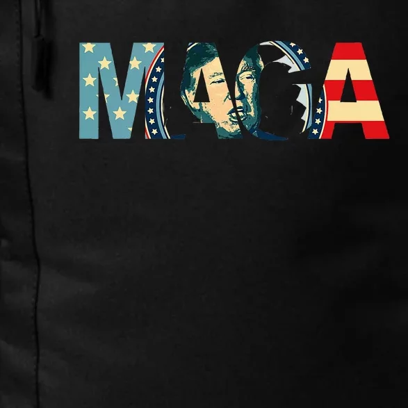 Trump 2020 Voted Maga American Flag Daily Commute Backpack