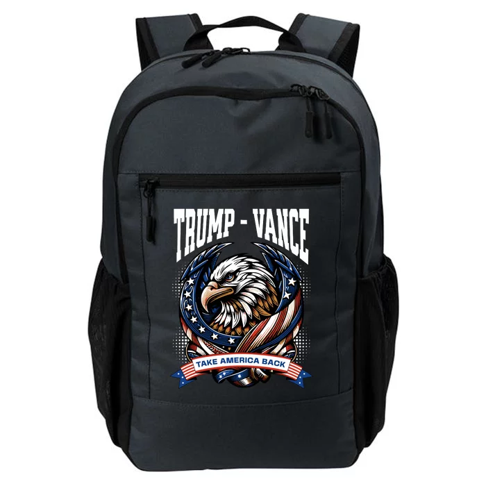 Trump 2024 Vance Take America Back Campaign Daily Commute Backpack